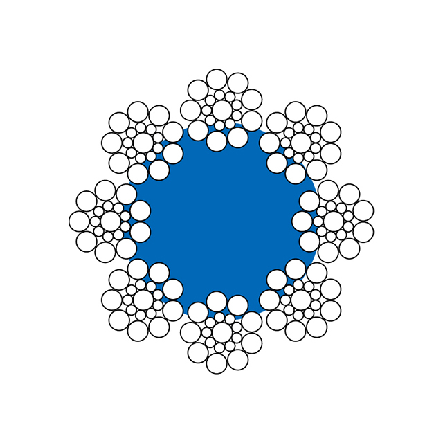 8X19S+FC Steel Wire Rope for Elevator 8mm Ungalvanized Steel Wire Rope