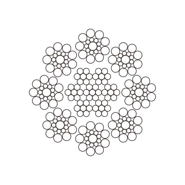 8X19S+FC steel wire rope