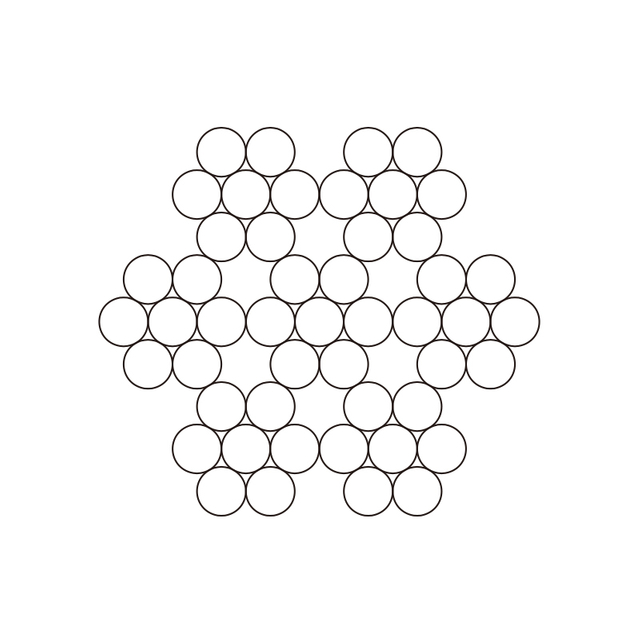 6X7+FC 6X7+IWS steel wire rope