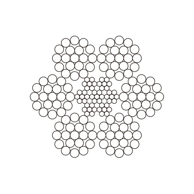 6X19M+FC 6X19M+IWRC steel wire rope