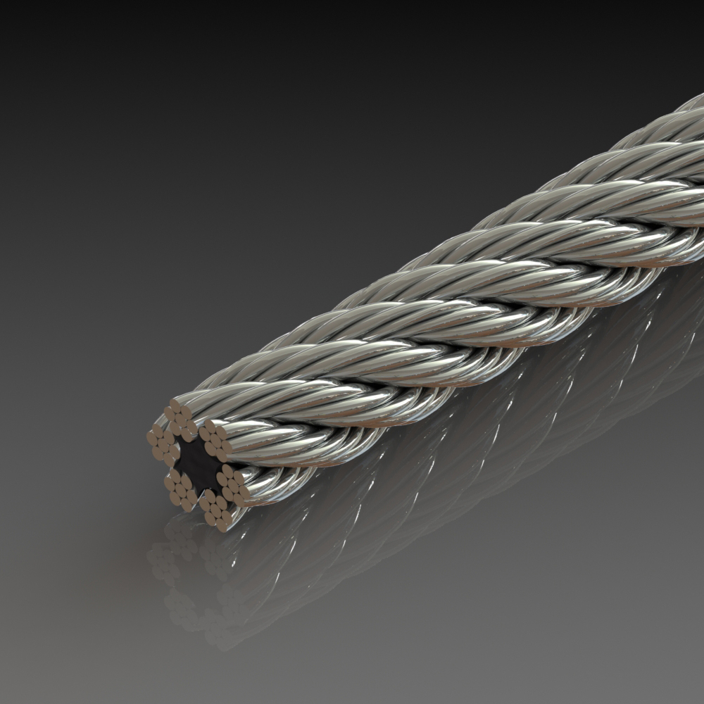 6X7+FC 6X7+IWS steel wire rope