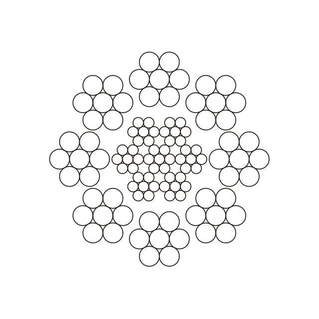 8X7+FC steel wire rope