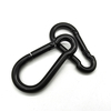Black E-Coating Carbon Steel Carabiner Spring Snap Hook Carabiner