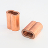 8-shaped US Type Hourglass Copper Sleeves For Wire Rope Clip Fittings