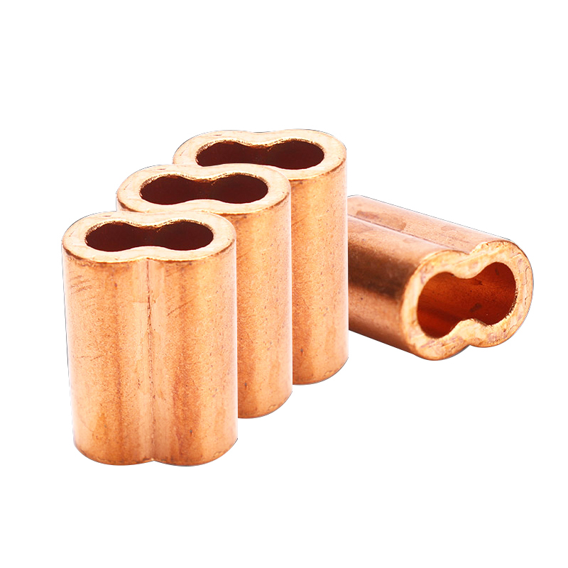 8-shaped US Type Hourglass Copper Sleeves For Wire Rope Clip Fittings