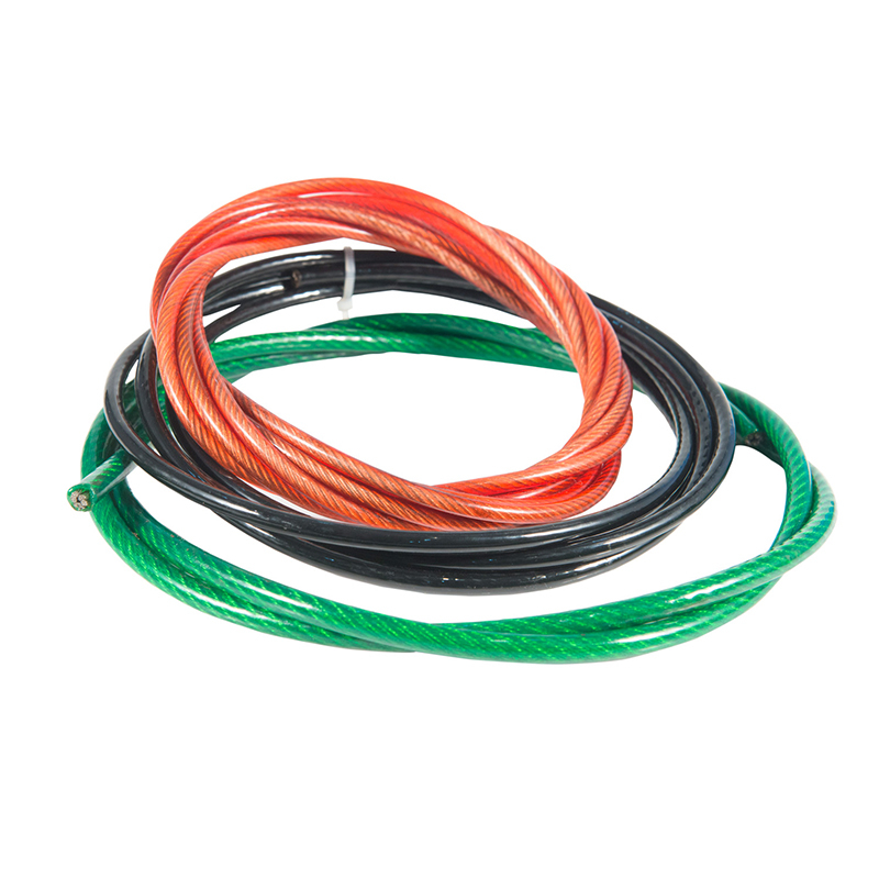 Color PVC Coated Steel Wire Rope, Nylon Coated Wire Rope 7*19 7*7 Stainless Steel Wire Rope for Jump Rope Gym Rope