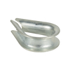  European type Galvanized DIN6899A Wire rope Thimble