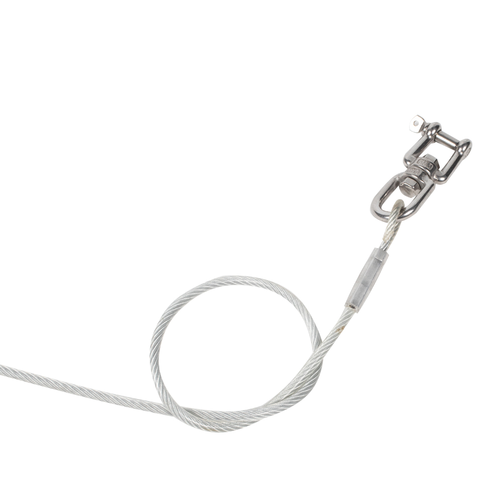 Stainless Steel Cable Lead Made of Coated Wire Durable Rope Chew Resistant Pet Dog Leash for Dogs