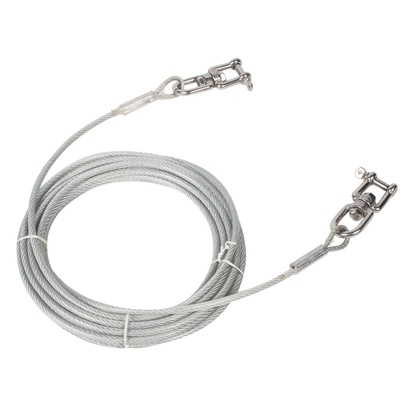 Stainless Steel Cable Lead Made of Coated Wire Durable Rope Chew Resistant Pet Dog Leash for Dogs