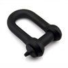 Black Painted D Type Connecting Shackle with Square Head Screw Pin