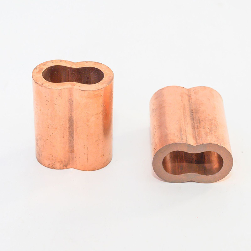 8-shaped US Type Hourglass Copper Sleeves For Wire Rope Clip Fittings