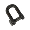 Black Painted D Type Connecting Shackle with Square Head Screw Pin