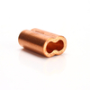 8-shaped US Type Hourglass Copper Sleeves For Wire Rope Clip Fittings