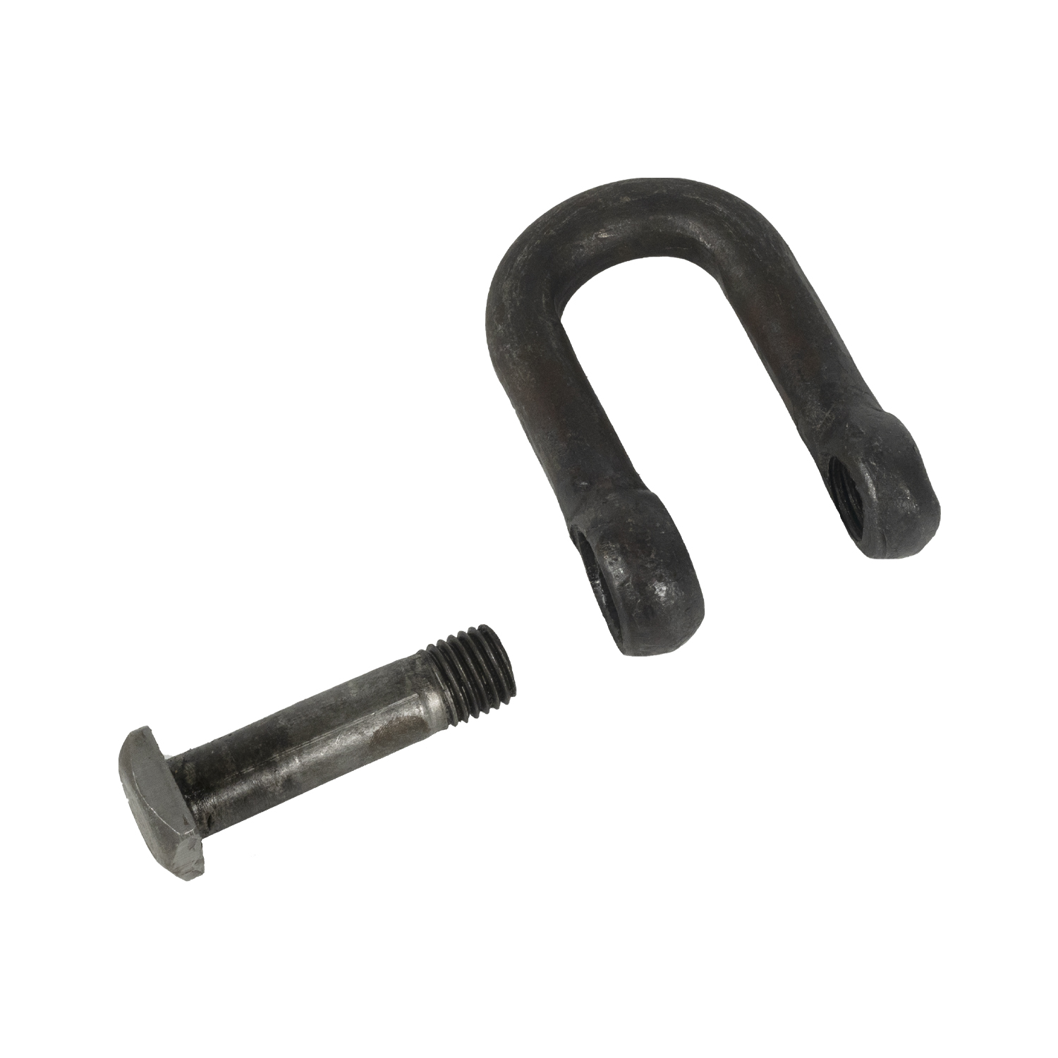 Black Painted D Type Connecting Shackle with Square Head Screw Pin