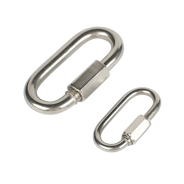 Stainless Steel Hanging Hooks Hanger Connecting Hooks Climbing Outdoor Carabiner Quick Link Hook