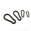 Black E-Coating Carbon Steel Carabiner Spring Snap Hook Carabiner