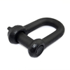 Black Painted D Type Connecting Shackle with Square Head Screw Pin