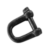 Black Painted D Type Connecting Shackle with Square Head Screw Pin